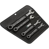 Wera社:Wera コンビネーションラチェットレンチセット インチ 4本組 133650 型式:133650