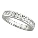 14K White Gold Diamond Wedding/Anniversary Band - 0.75 Ct.