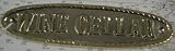 Solid Brass WINE CELLAR Sign ~ Winery Plaque
