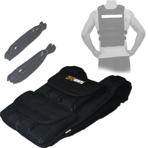 ZFOsports® - 60LBS ADJUSTABLE WEIGHTED VEST