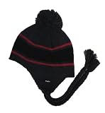 RVCA Bally Charcoal Women's Beanie with Ear Flaps