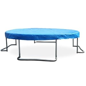 Bâche de protection bleue pour trampoline diamètre 366 cm