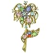 Vintage Gold Plated Flower Brooches & Pins