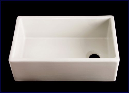 Kitchen Farmhouse Apron Front Sink - Bisque Single 30