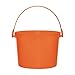 Amscan Orange Peel Plastic Bucket with Handle - 6.25' x 4 1/2' | 1 Pc.