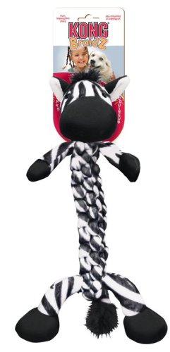 Kong 46605 Braidz Zebra L