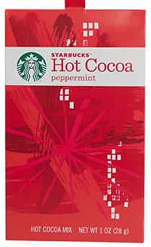 Junior Mints Peppermint Crunch and Starbucks Peppermint Hot Cocoa Set (2 Pieces)