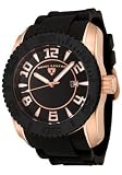 Men's Commander Black Dial Black Rubber