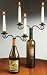 set of 2 Double WINE bottle candelabra CANDLEABRA candle holder decor NEW