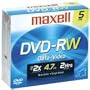 Maxell 5PK DVD-RW 4.7 W/ JC ( 635125 )