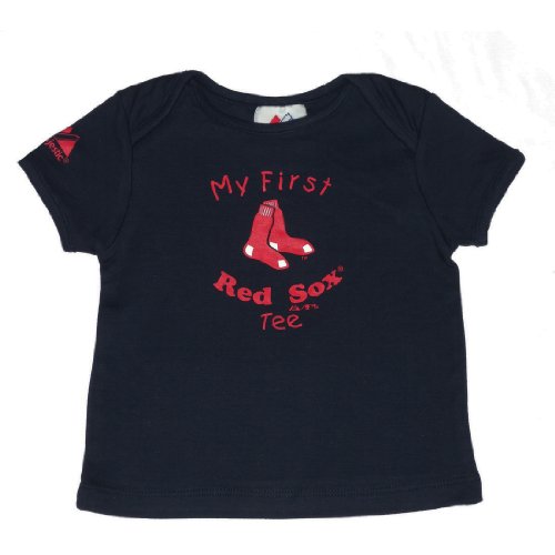 Majestic Infant Baby MLB Boston Red Sox My First Tee T-Shirt - Dark Blue (Size: 3/6M )