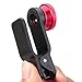 SHEENROAD Universal 3 in 1 Fish Eye & Macro Clip Camera Lens Kit for iPhone 4 4S 4G 5 5G /Samsung Galaxy HTC Etc Most Cellphone Smart Phones