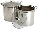 Prime Pacific Trading Stainless Steel 12 and 16 Quart Stockpot Set with Glass Lids