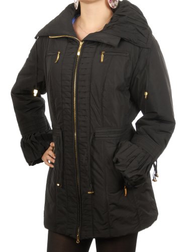 Damen Winterjacke schwarz große Größen bis 62 Art.Rika Damen Winterjacke schwarz große Größen bis 62 Art.Rika