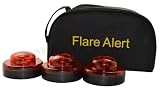3 FlareAlert 9.1.1 LED Emergency Beacon Flares with Storage Bag