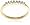 14k Yellow Gold 7-Stone Diamond Ring (1/6 cttw, H Color, SI2 Clarity), Size 6