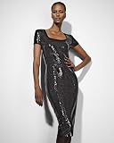 Shape fx Sequined Cap Sleeve Control Dress