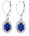 2.02ct Oval Shaped Genuine Sapphire Dangle title=