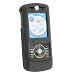 Clip-on Rubber Coated Case w/ Belt Clip for Motorola RIZR Z3, Black