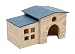 Pennplax Cozy Co-Ops Unit D Wood House and Hide-Away