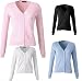 Alle Produkte : Hanes Damen Ladies V-Neck Cardigan Strickjacke in 4 Farben und den Grössen S, M, L und XL