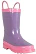 Western Chief - Kid's Pink and Purple Rubber Rain Boots