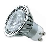 LEDER� GU10 LED LIGHT BULB ENERGY SAVING 3W WARM WHITE ** 3x1W HIGH POWER FOR REPLACING 40W - 50W HALOGEN **by LEDER