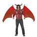Deluxe Demon Wings and Chest Piece Adult Costume Kit - Red Adult