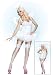 My Angel Baby Sexy Holiday Party Costume (White;Medium)