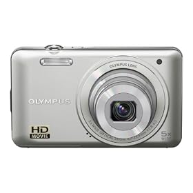Olympus VG-130 Digital Camera - Silver (14MP, 5x Wide Optical Zoom) 3 inch LCD