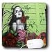 Mirmak grafitti - grafitti girl called rose - Mouse Pads