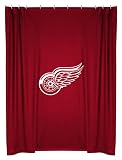 NHL Detroit Red Wings 72'' x 72'' Red Shower Curtain
