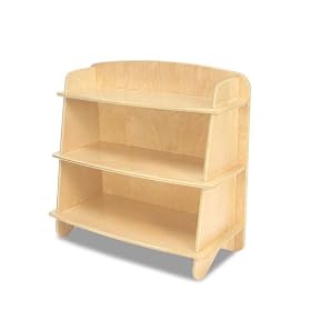 Eco-friendly Kid's Big Kahuna Bookcase - Surfin Kids Natural Finish by Ecotots
