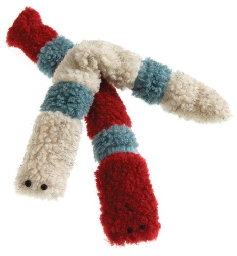 Image of West Paw Design Caterpillar Catnip-Filled Cat Toy with Bell, Cardinal