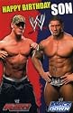 WWE Wrestling - Son Birthday Card