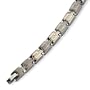 Men's 14K Gold and Titanium Link Bracelet