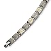 Men's 14K Gold and Titanium Link Bracelet