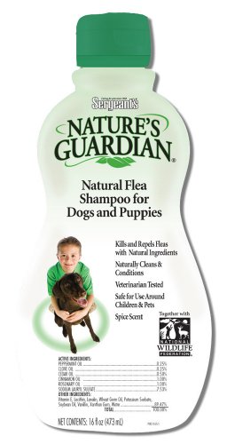 Sergeant's Nature's Guardian 16-Ounce Flea Shampoo Dog