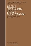 Recent advances in animal nutrition _ 1986