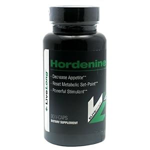 LiveLong Nutrition Hordenine Capsules, 90 Count