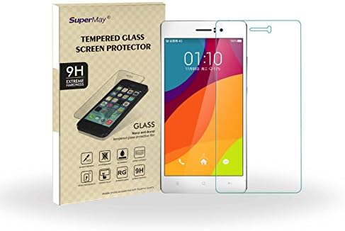 SuperMay® Oppo R5 Tempered Glass Screen Protectors 9H Hardness, 2.5d Rounded Edges, 0.26mm Thickness (Oppo R5)