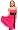 Hot Pink/Black Rhinestone Diamond