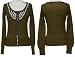 KERSH Crochet Knit Cardigan