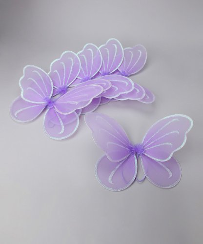 Party Favor Butterfly Wing (Set of 6) Color: Purple