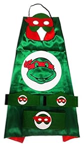 MyTinyHeroes Children's Superhero Costume - 5 Pc Set - Raphael