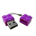 ソリッドアライアンス ブロック型USBメモリー 紫 2GB ZIP-06-02G
