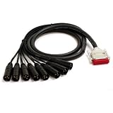 Mogami Gold DB25 - XLR Male 8-Channel Analog Snake with 2932 Cable - 20 feet