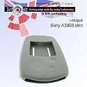 i-nique (GUN METAL) Silicone skin case + Sports pack for Sony Walkman NW-A3000