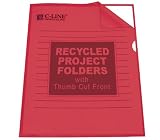 Red Project Folders, by C-Line, 8-1/2