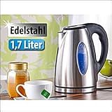Produkt-Bild: Rosenstein & S&ouml;hne Edelstahl-Wasserkocher 1,7 Liter mit Kalkfilter